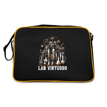 Organic Chemistry, Chemistry Students, Chemistry - Retro Bag - black/gold - Back