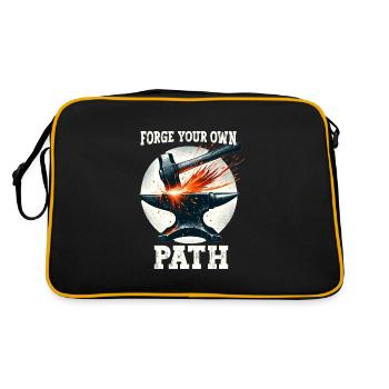 Forgeron Ferronnier Forgeron Métal - Sac Retro - noir/or - Dos