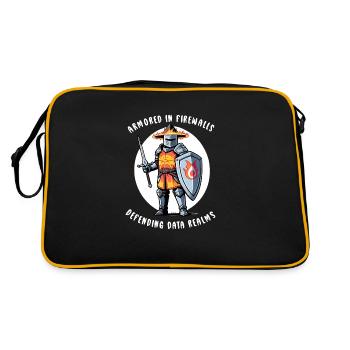 Ethical Hacking Analyst Ethical Cyber Security - Retro Bag - black/gold - Back