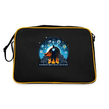 Ethical Hacking Analyst Ethical Cyber Security - Retro Bag - black/gold - Back