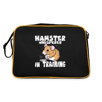 Hamster Whisperer in Training for Pet Owners - Retro Bag - black/gold - Back