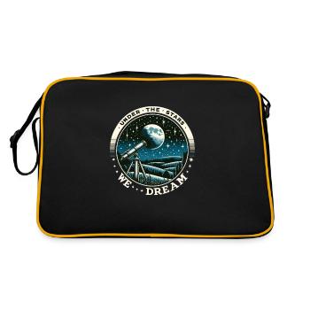 Astrophotography Astronomy Space Camera - Retro Bag - black/gold - Back
