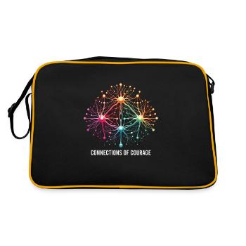 Stroke Survivor Stroke Awareness - Retro Bag - black/gold - Back