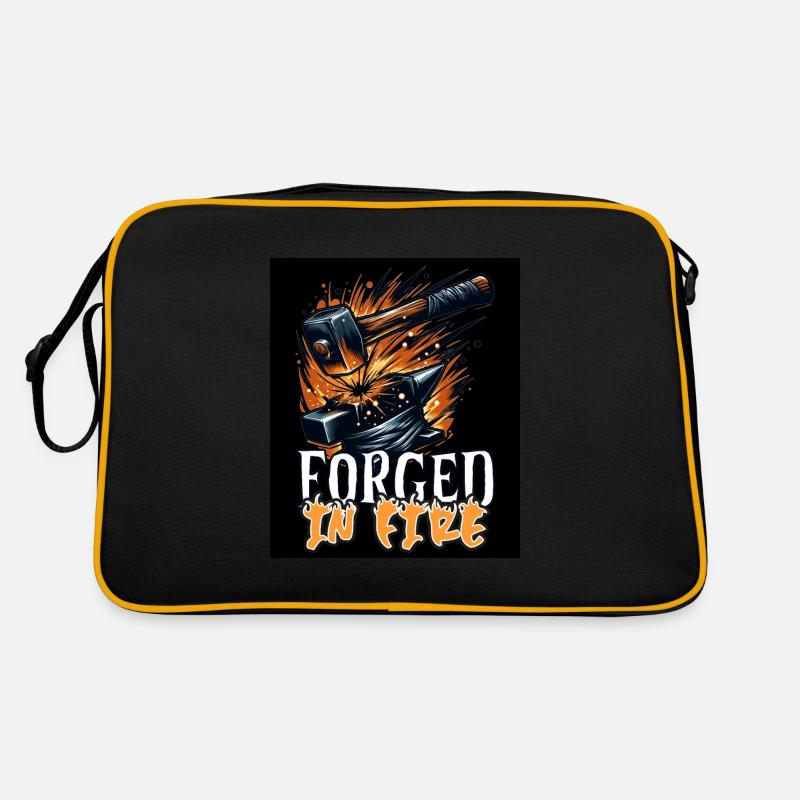 Forgeron Ferronnier Forgeron Métal Sac Retro