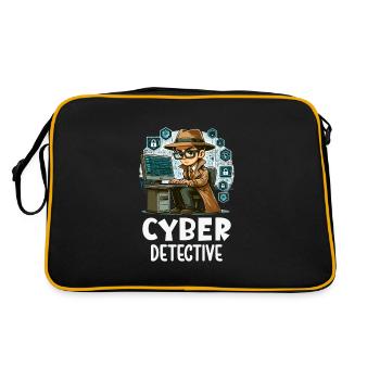 Ethical Hacking Analyst Ethical Cyber Security - Retro Bag - black/gold - Back