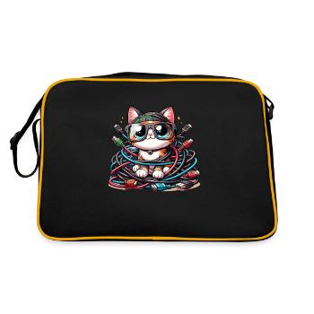 Ethical Hacking Analyst Ethical Cyber Security - Retro Bag - black/gold - Back