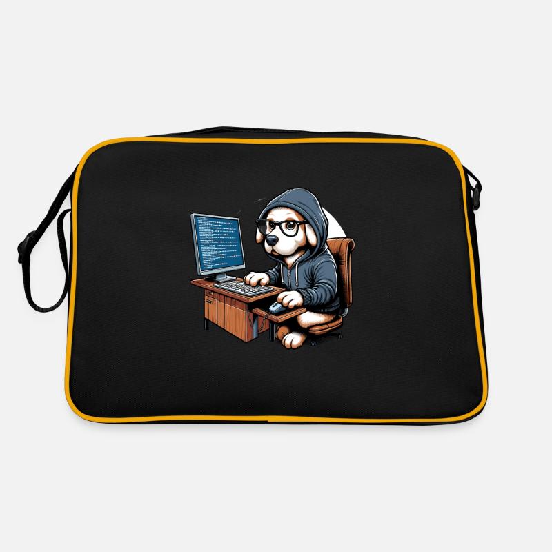 Ethical Hacking Analyst Ethical Cyber Security Retro Tasche