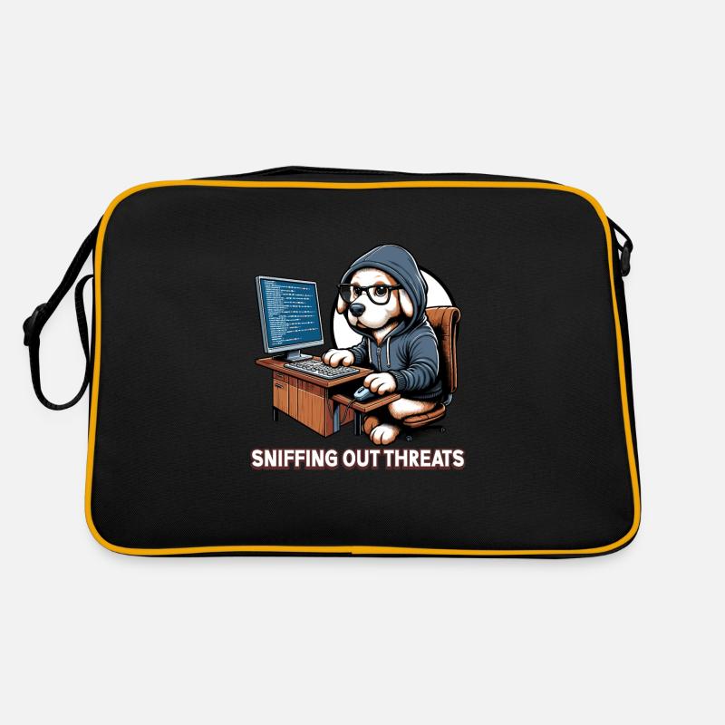 Ethical Hacking Analyst Ethical Cyber Security Retro Tasche