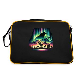 Aurora Aurora Tracker Alaska Wilderness - Retro Bag - black/gold - Back