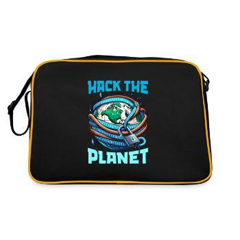 Ethical Hacking Analyst Ethical Cyber Security - Retro Bag - black/gold - Back