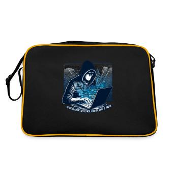 Ethical Hacking Analyst Ethical Cyber Security - Retro Bag - black/gold - Back