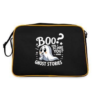 Asmr Whispering Asmr Enthusiast Mindfulness - Retro Bag - black/gold - Back
