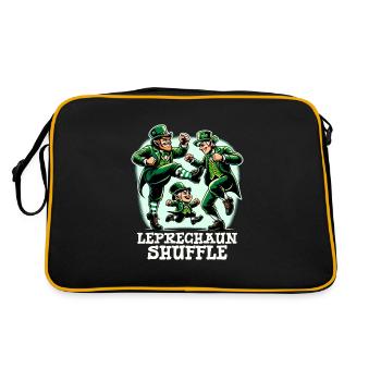 Irish Dancing Ireland Outfit Irish Music - Retro Tasche - Schwarz/Gold - Hinten