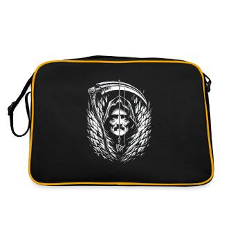 Edgar Allan Poe Fan, Classic Literature, - Retro Bag - black/gold - Back