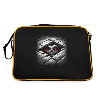 Edgar Allan Poe Fan, Classic Literature, - Retro Bag - black/gold - Back
