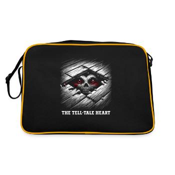 Fan d’Edgar Allan Poe, Littérature classique, - Sac Retro - noir/or - Dos