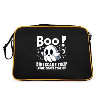 Asmr Whispering Asmr Enthusiast Mindfulness - Retro Bag - black/gold - Back