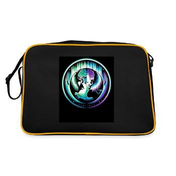 Aurora Aurora Tracker Alaska Wilderness - Retro Bag - black/gold - Back