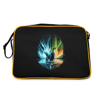 Aurora Aurora Tracker Alaska Wilderness - Retro Bag - black/gold - Back