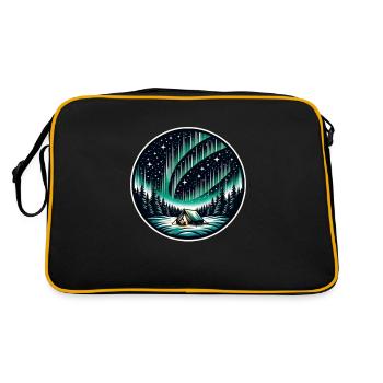 Aurora Aurora Tracker Alaska Wilderness - Retro Bag - black/gold - Back
