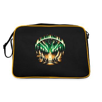 Aurora Aurora Tracker Alaska Wilderness - Retro Bag - black/gold - Back