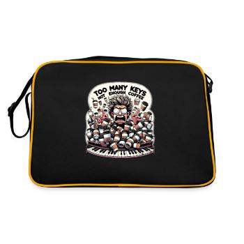 Broadway Musical Musical Theater Singer - Retro Bag - black/gold - Back