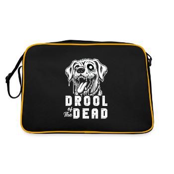 Chien d'horreur Halloween Spooky Dog Lover Chien gothique - Sac Retro - noir/or - Dos