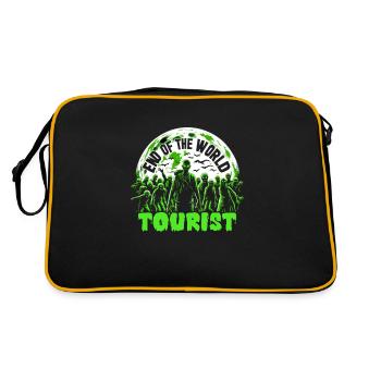 Horror Movie Fan Zombie Horror Classic - Retro Bag - black/gold - Back