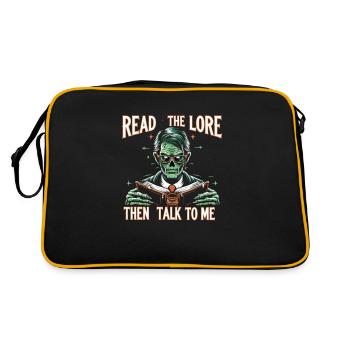 Fan de films d’horreur Zombie Horror Classic - Sac Retro - noir/or - Dos