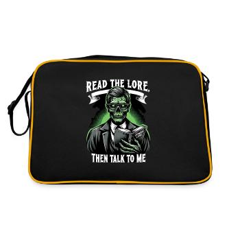 Fan de films d’horreur Zombie Horror Classic - Sac Retro - noir/or - Dos