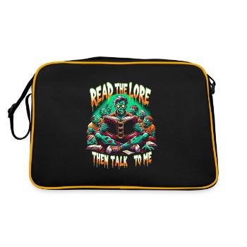 Fan de films d’horreur Zombie Horror Classic - Sac Retro - noir/or - Dos