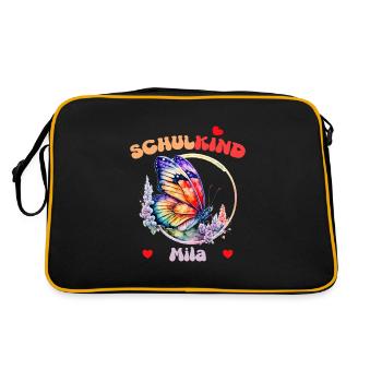 Schoolchild Mila - Retro Bag - black/gold - Back