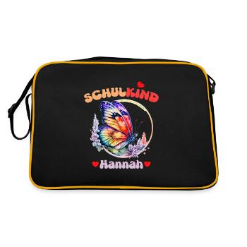 Schoolchild Hannah - Retro Bag - black/gold - Back