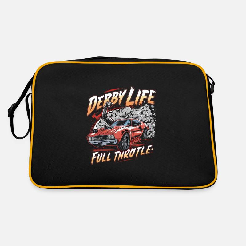 Derby de démonstration Derby de démolition Derby de démolition Sac Retro