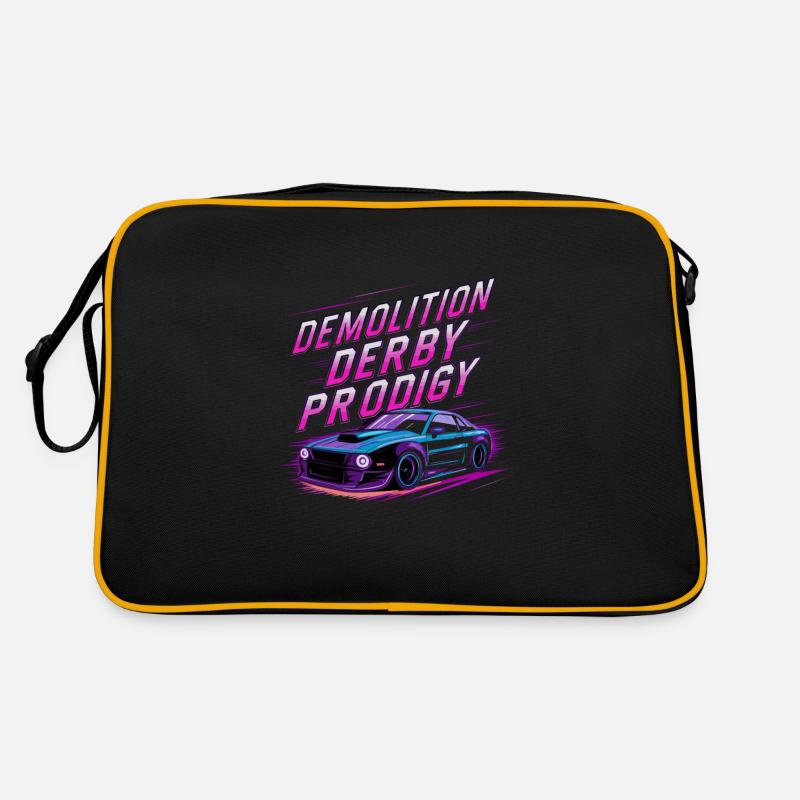 Derby de démonstration Derby de démolition Derby de démolition Sac Retro