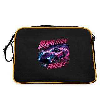 Derby de démonstration Derby de démolition Derby de démolition - Sac Retro - noir/or - Dos
