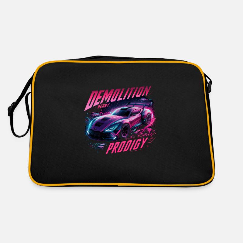 Derby de démonstration Derby de démolition Derby de démolition Sac Retro