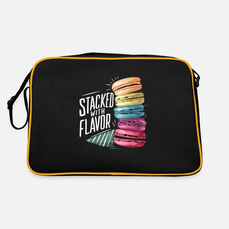 Macaron lovers French macarons Retro Bag