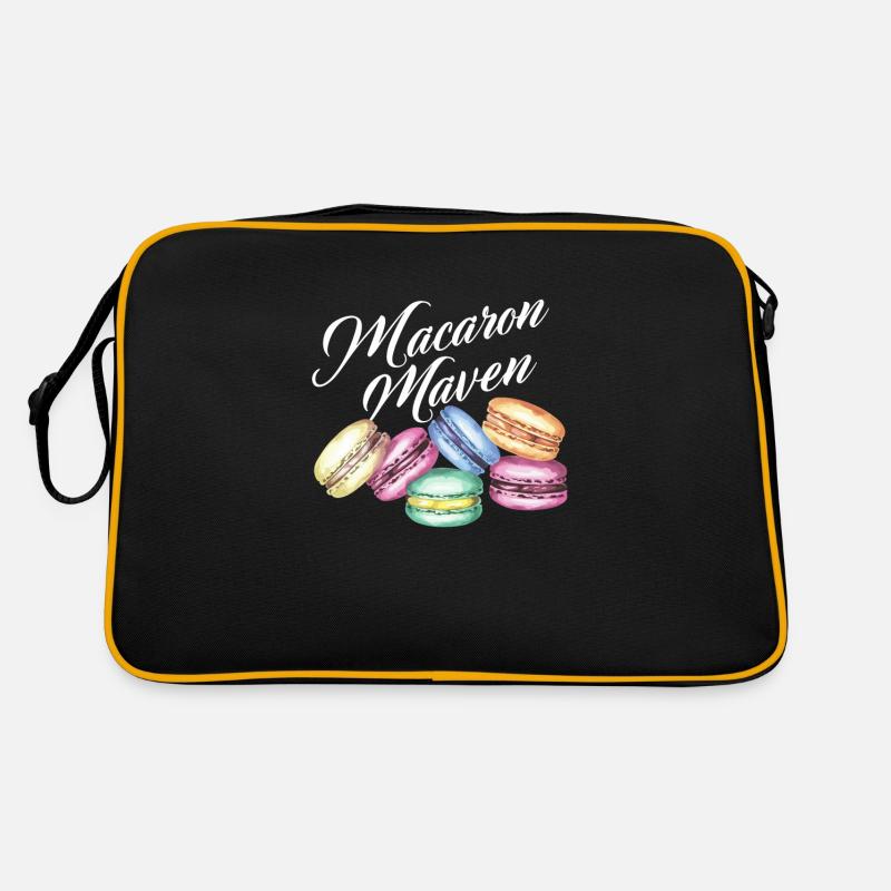 Macaron lovers French macarons Retro Bag