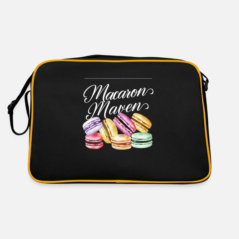Macaron lovers French macarons Retro Bag