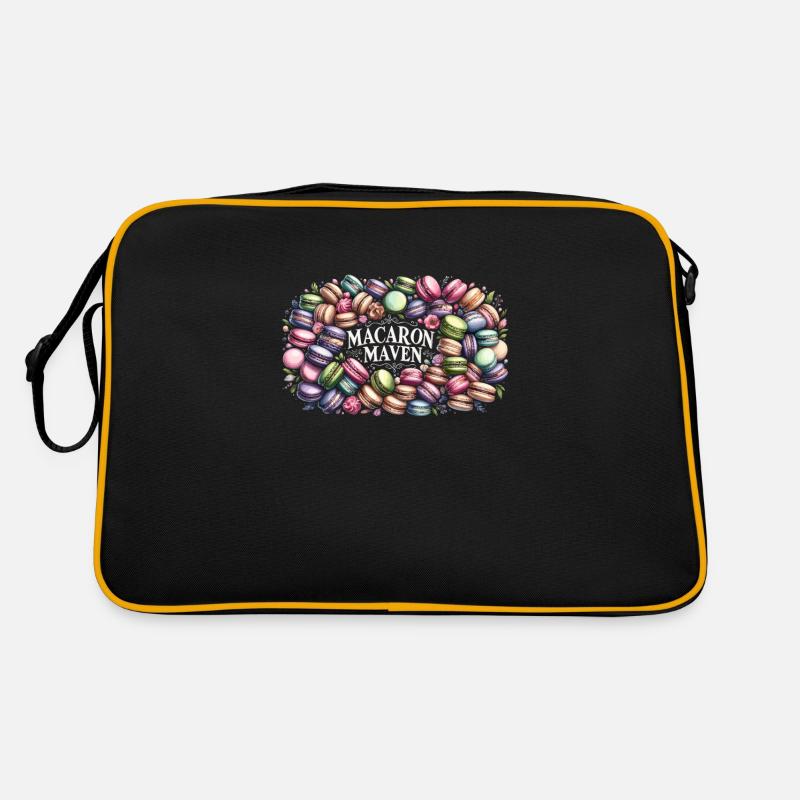 Macaron lovers French macarons Retro Bag