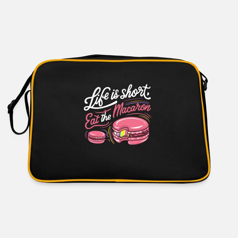 Macaron lovers French macarons Retro Bag