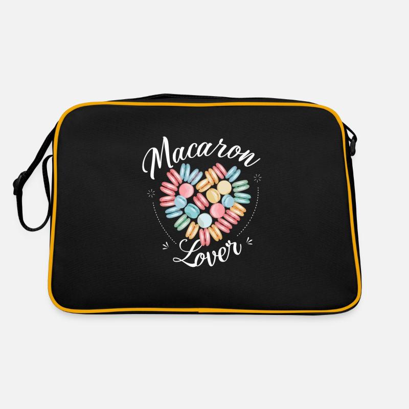 Macaron lovers French macarons Retro Bag