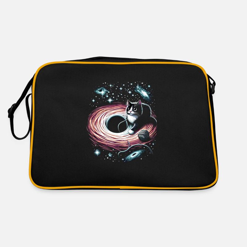 Cat, Astronaut, Astronomy, Outer Solar System Retro Bag