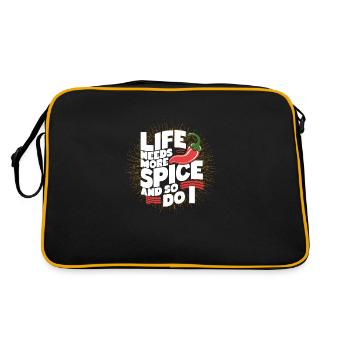Amateurs de cuisine épicée, Chili Peppers Chef - Sac Retro - noir/or - Dos