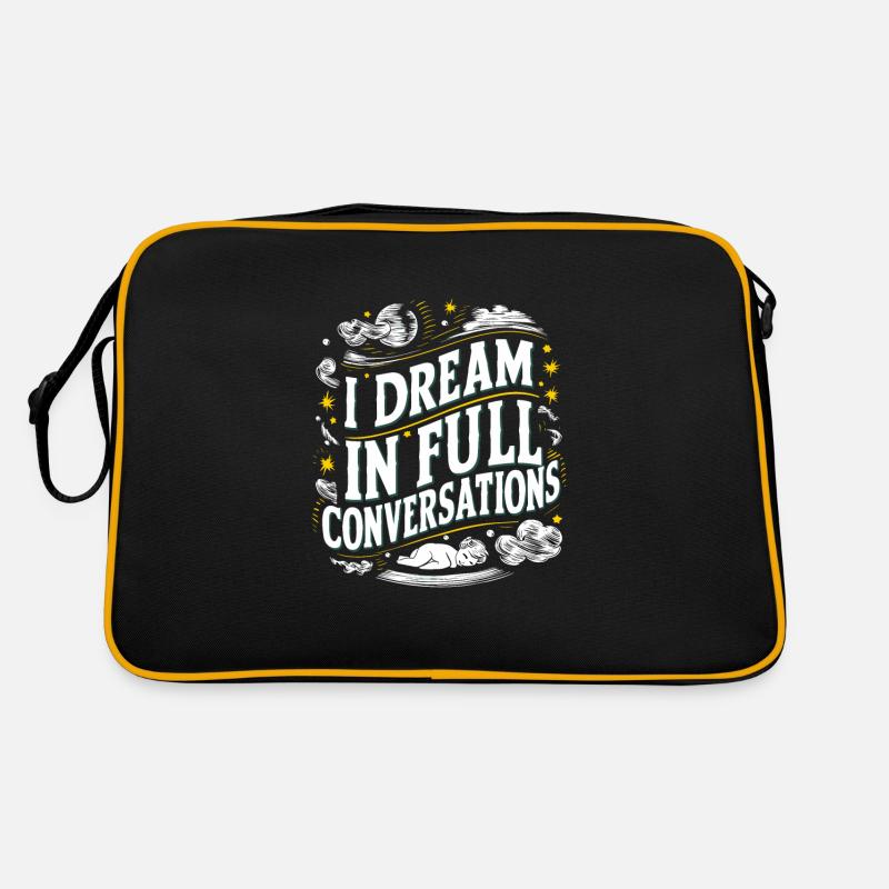 Sprechen Im Schlaf, Somniloquy, Sprechen Im Retro Tasche