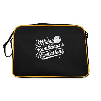 Parler dans le sommeil, Somniloquie, Parler dans le sommeil - Sac Retro - noir/or - Dos