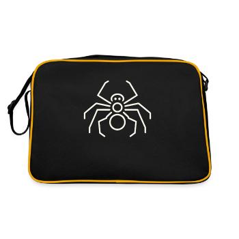 Pétroglyphe Art rupestre ancien Rock dessin indien - Sac Retro - noir/or - Dos