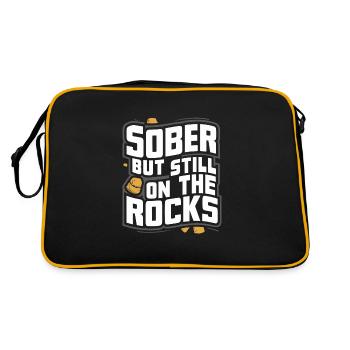 Recovery from alcohol dependence sobriety a a - Retro Bag - black/gold - Back
