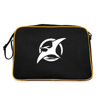 Fossilienjäger Fossilienjagd Paläontologe - Retro Tasche - Schwarz/Gold - Hinten